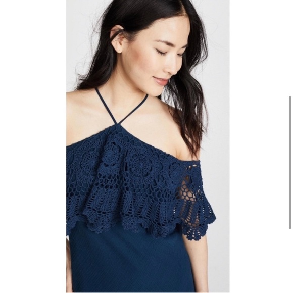 Bailey 44 Pudina Crochet Halter Maxi Dress. - Picture 4 of 6